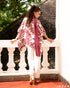 Print Satin Kaftan Top 61921